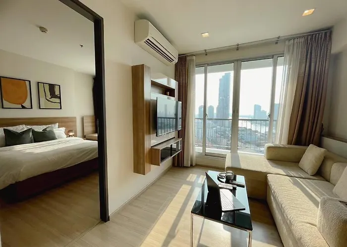 Appartement Luxurious Downtown River View Chao Phraya River